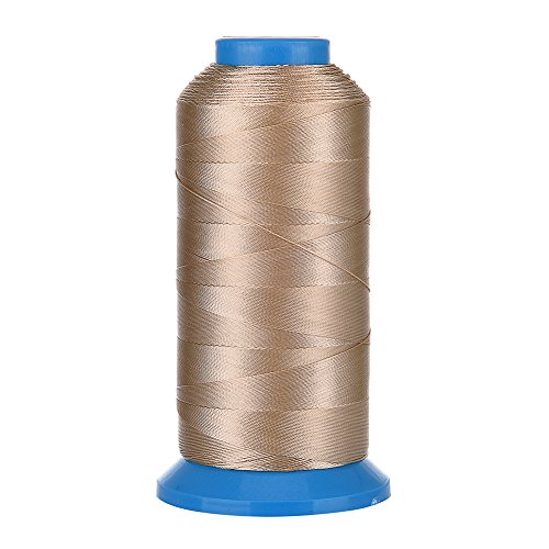 Selric [1500Yards / 20 Colors Available] UV Resistant High Strength Polyester ThreadII #69 T70 Size 210D/3 for Upholstery, Outdoor Market, Drapery, Beading, Purses, Leather (Khaki)
