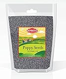 Sunbest Whole Blue English Poppy Seeds (England) in Resealable Bag Non Gmo-Vegan (4 Lb)