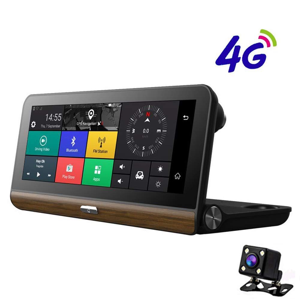 4G Dash CAM 7.84"HD Car GPS, DVR, ADAS Bluetooth Manos Libres, WiFi