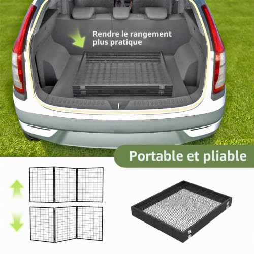 DEYEGELEA Gridwall Foldable Billboard - Pack of 3 2x5ft (61x152cm) Heavy Duty Z Wire Mesh Wall Panels for Retail Shop, Trade Show, Pop Up Store, Display Stand