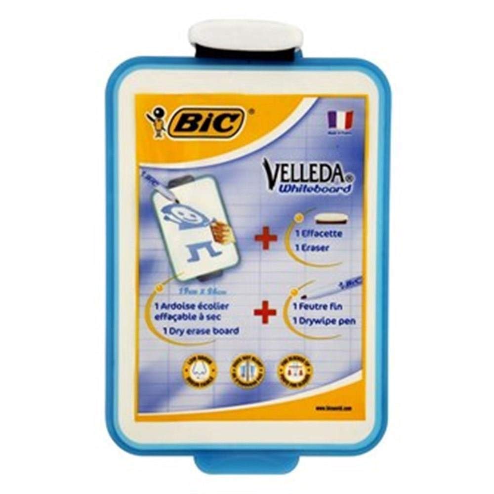 Bic 218 002183 190mm x 260mm Velleda Dry Wipe Board - Blue