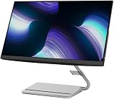 Lenovo Q24i-20 23.8" FHD IPS Monitor AMD FreeSync Height Adjustable Stand Black view 3