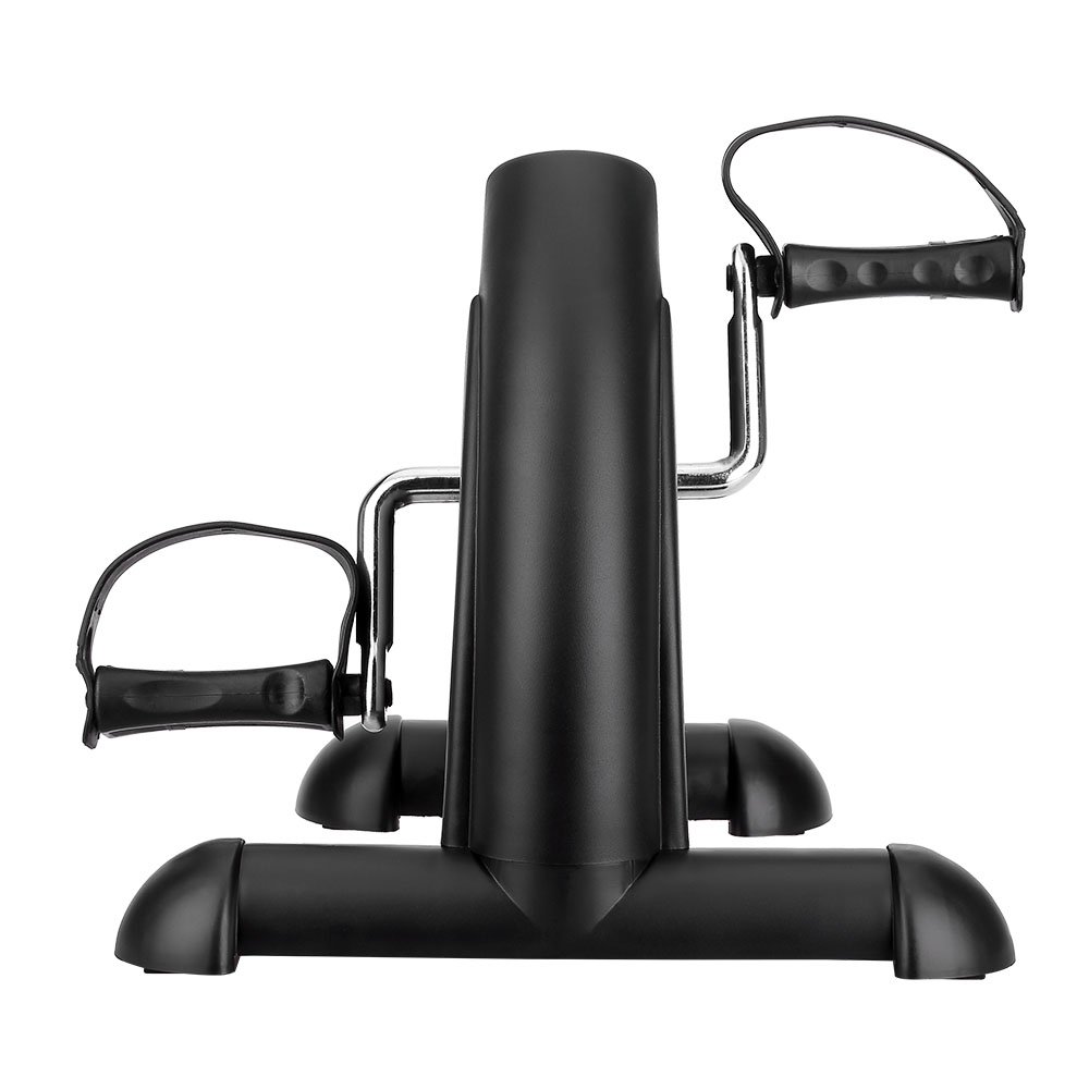 Mini Exerciser Bike, Evoland Arm Leg Pedal Exerciser Fitness Cycling with LCD Monitor and Adjustable Resistance Home Fitness Resistance Cycle Training Workout (black)