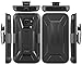 Galaxy S7 Active Case, Cimo [Armor Guard] Heavy Duty Shock Absorbing Dual Layer Protection Cover with Kickstand and Locking Belt Swivel Clip for Samsung Galaxy S7 Active (2016) - Black