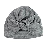 Baby Hats,Elevin(TM) Newborn Baby Girl Cute Lovely Soft Cute Hat Hospital Bohemia Hat (Gray 1)
