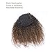 Afro Kinky Curly Human Hair Ponytail Extensions Remy Afro Kinky Curly Drawstring Ponytail 4B 4C Afro Ponytail For Natural Hair Curly Clip In Ponytail Extensions For Black Women One Piece 1B/4 12Inch