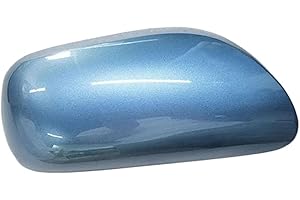 Huanyu Rearview Mirror Cover for Toyota for Yaris 2006-2011 Car Accessories - Blue Right Side Mirror Shell Replacement Housin