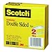 Scotch Double Sided Tape, 3/4 in x 1296 in, 2 Rolls (665-2P34-36)