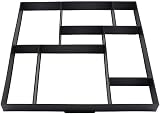 Dekaim Paving Mould Garden Path Maker Concrete Mold Square Patio Driveway view 4