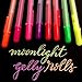 SAKURA Gelly Roll Moonlight 06 Gel Pens - Fine Point Ink Pen for Journaling, Art, or Drawing - Assorted Fluorescent Ink - Fine Line - 10 Pack