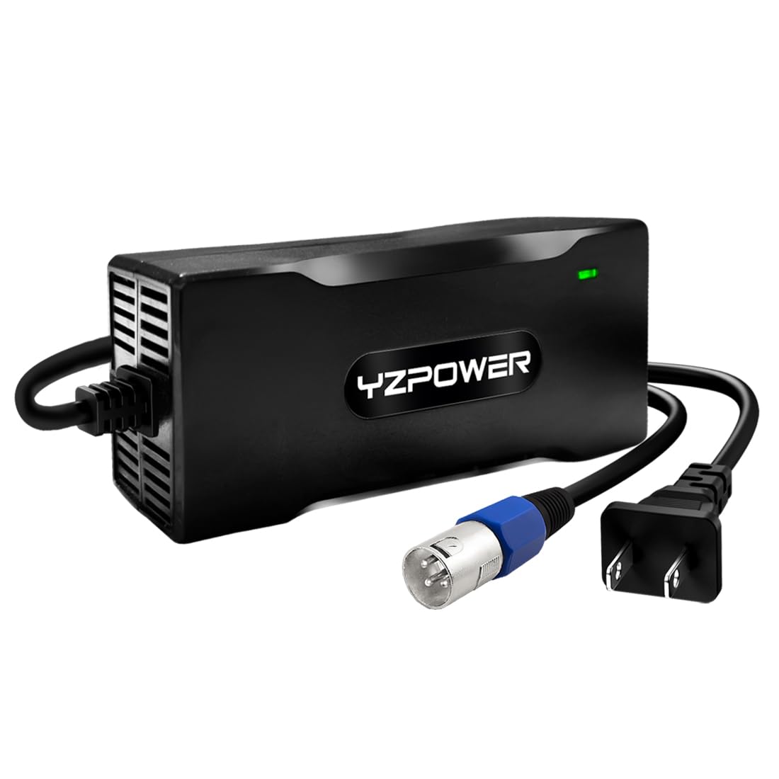 Photo 1 of YZPOWER 54.6V 2A Electric Bike Charger, 48V Lithium Battery Charger with Turbo Cooling Fan & Overheat Protection | Fast Charging Power Adapter for E-Bike/Scooter | 3-Pin XLR Connector