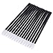eBoot 500 Pack Lipstick Applicators Disposable Lip Brushes Makeup Brush Lipstick Gloss Wands Applicator, Black