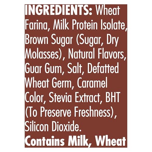 CREAM OF WHEAT INSTANT HIGH PROTEIN HOT CEREAL, MAPLE BROWN SUGAR, 1.6 OUNCE, 6 PACKETS