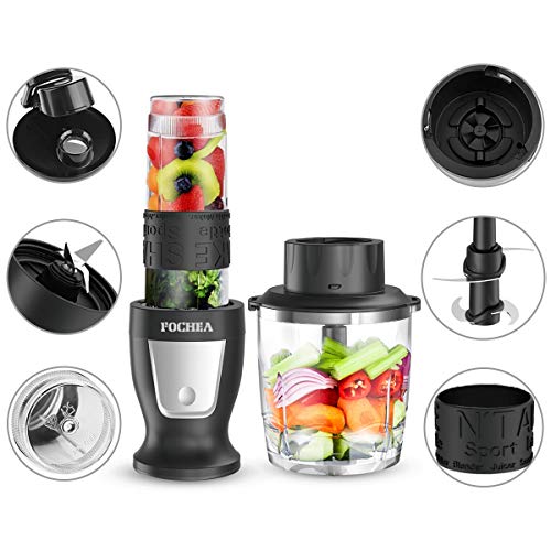 Smoothies Blender/Smoothies Bottle, FOCHEA Personal Blender Single