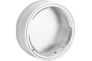 Metal Rear Lens Cap,Acouto Professional Metal Rear Lens for M Mount Camera Lenses Photography(Silver)