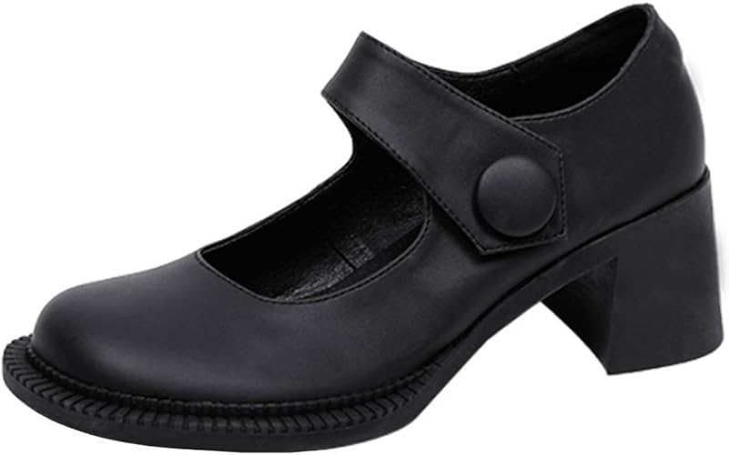 Amazon Fitwee おでこ パンプス ストラップ ヒール パンプス 可愛い パンプス