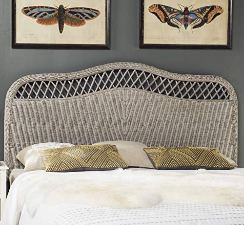 Safavieh Home Collection Sephina Antique Grey Rattan Headboard (Full)