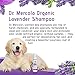 Dr. Mercola Organic Lavender Dog Shampoo - 1 Bottle (8 oz) - Natural Dog Shampoo Promotes Healthy Hair & Skin - w/Lavender, Aloe Vera, Jojoba, Neem, and More - Helps Reduce Dog Odors