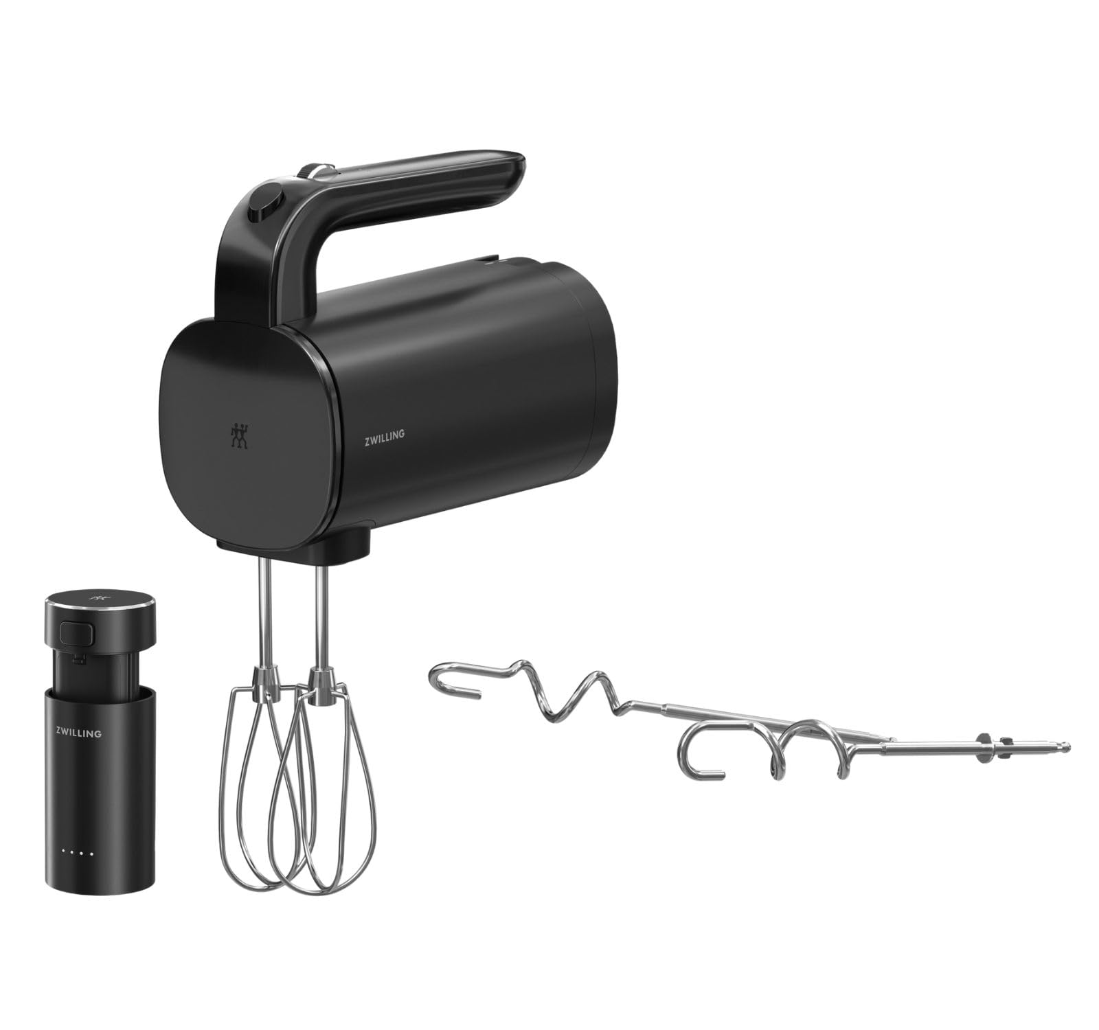 ZWILLING ツヴィリング 「 エクステンド ハンドミキサー スターターセット (バッテリー・チャージャー付) 」 ミキサー 泡だて器 コードレス 簡単操作 スピード調整 自立式 時短 軽量 静音 生クリーム ホイップ メレンゲ ピザ パン 【日本正規販売品】 XTEND Z1030-455商品画像