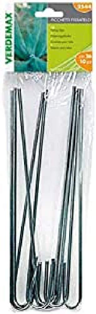 Verdemax 2544 Professional Steel Stakes to Secure Film (10-Piece)