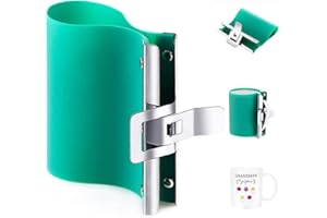 WER 3d Sublimation Silicone Mug Wrap,11oz Cup Clamp Fixture for Transfer Printing Tumblers (1 Pack)