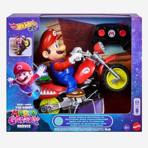 Mario Wheelie Motocross RC, ferngesteuertes Motorrad
