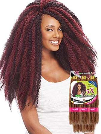 Amazon Com Janet Collection Synthetic Noir 5x Afro Twist Braid