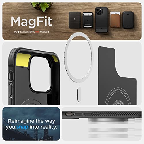 Spigen Rugged Armor (MagFit) Compatible with MagSafe Designed for