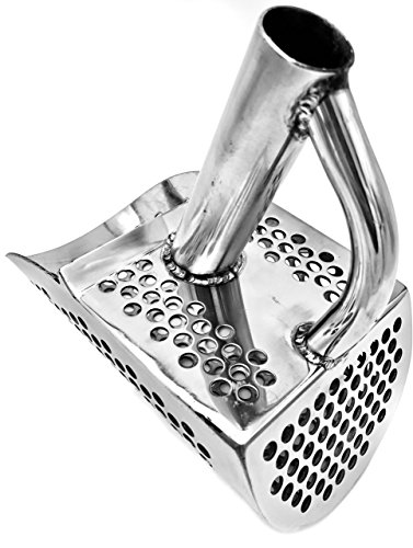 Beach Sand Scoop Garrett Metal Detecting Genuine Stainless Steel #2mm hole 9mm
