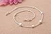 Robiear Small Box Women Chain Ankle Bracelet Barefoot Sandal Beach Foot Jewelry