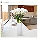 Supla Real Touch Calla Lily Artificial Silk Flower Bundle Fake Calla Lily in White with Yellow Stamens 20 Stems Per Bundle 13