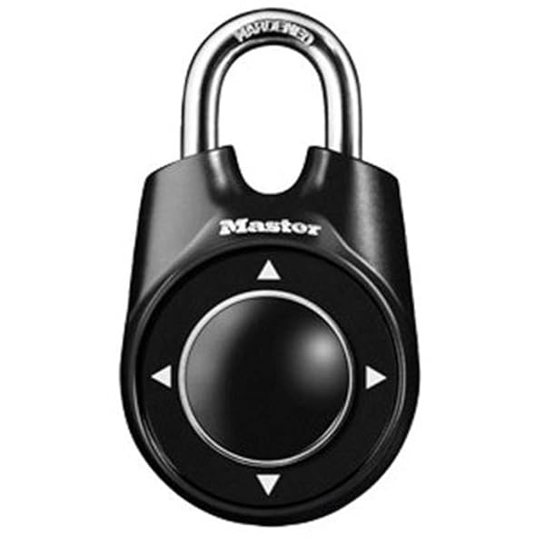MASTER LOCK RESETTABLE COMBO LOCK SPEED DIAL ASST COLORS RED BLACK WHITE BLUE