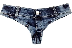 SWBREETY Women's Jean Shorts Sexy Booty Shorts Low Waist Mini Denim Shorts Bikini Shorts Hot Pants