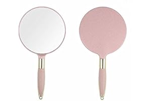 XPXKJ Handheld Mirror with Handle, for Vanity Makeup Home Salon Travel Use