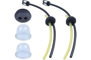 Adefol Fuel Line 2 Hole Grommet Assembly fit for Honda GX31 GX35 GX35NT GX22 GX25 GX25N GX25NT GX25T Replacement with Filter 