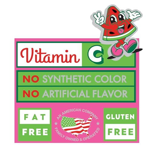 ARIZONA FRUIT SNACKS, SOUR WATERMELON – NEW – 5 OUNCE BAGS (PACK OF 12) – GLUTEN FREE – GUMMY CHEWS