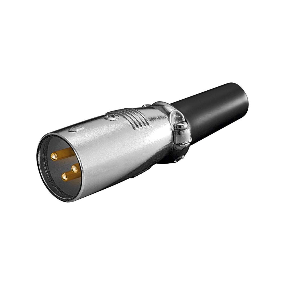 Goobay 11954 Microphone Plug, 3 Pin