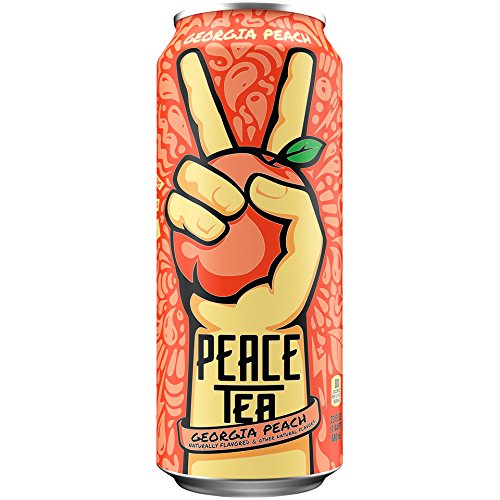 Peace Tea Peach Sweet Tea Drinks, 23 fl oz, 12 Pack Pricepulse