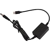 HEYXI USB Type C PD20V to DC24V Power Cable for 24V Devices PD12V 15V 20V to 24V DC5.5x2.1mm Converter 115CM