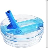 Dreamfocus 64 oz Leak Proof Flip Straw Lid Replacement for Stanley 64 oz Quencher H2.0 and ProTour Tumbler