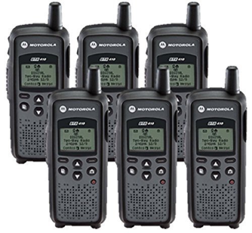 6 Pack of Motorola DTR410 Two way Radio Walkie Talkies