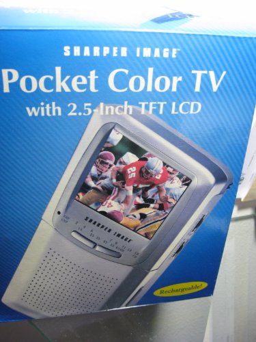 Sharper Image Mini Television Lcd 2 1/2" Color Aa550