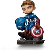 Iron Studios Collectible Statue - Minico - The Infinity Saga - Captain America PVC Blue 5.3 inches