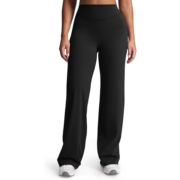 Aoxjox Flare Leggings for Women Trinity Tummy Control High Waisted