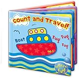 First Steps Set of 4 Baby Bath Books ABC Numbers Letters Floating view 9