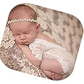 Fashion Cute Newborn Baby Girls Photography Props Headdress Lace Outfits Photo Shoot Props Outfits