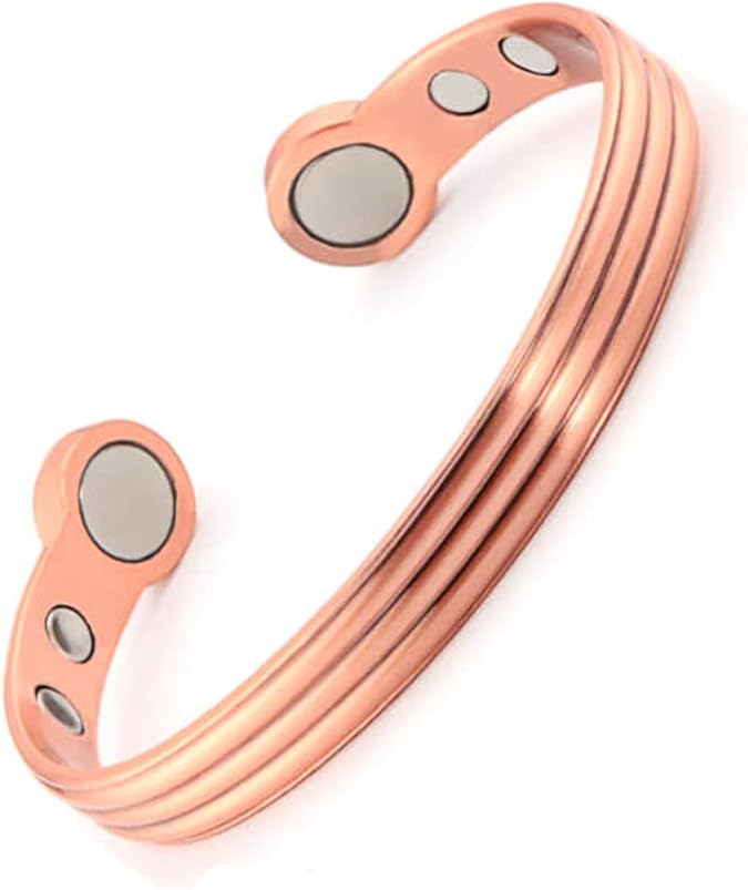 Pure Copper Bracelets for Arthritis for Women Men with Healing
