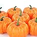 ShellKingdom Artificial Mini Pumpkin for Decoration, Fall Pumpkin for Home/Wedding Thanksgiving/Halloween/Party Decoration 12 PCS (Orange)