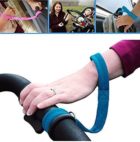 Baby Stroller Pram Safety Belt Wrist Strap Infant Kid Carriage Harness Anti Lost, Blue