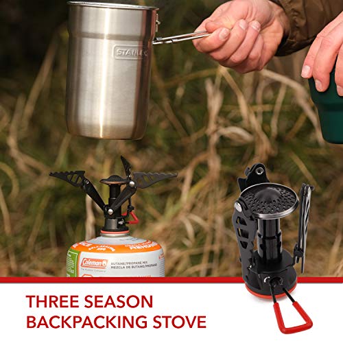 UL2600 PRO Solo Backpacking Single Burner Isobutane Pocket Stove for Camping Lightweight Small